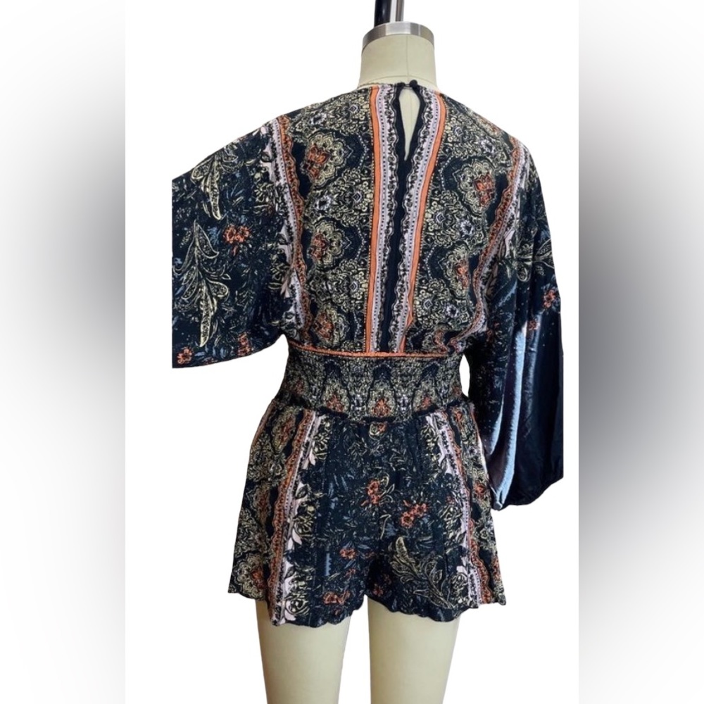 Free People | Big Sur Romper | Deep V | Size Small - Picture 4 of 12